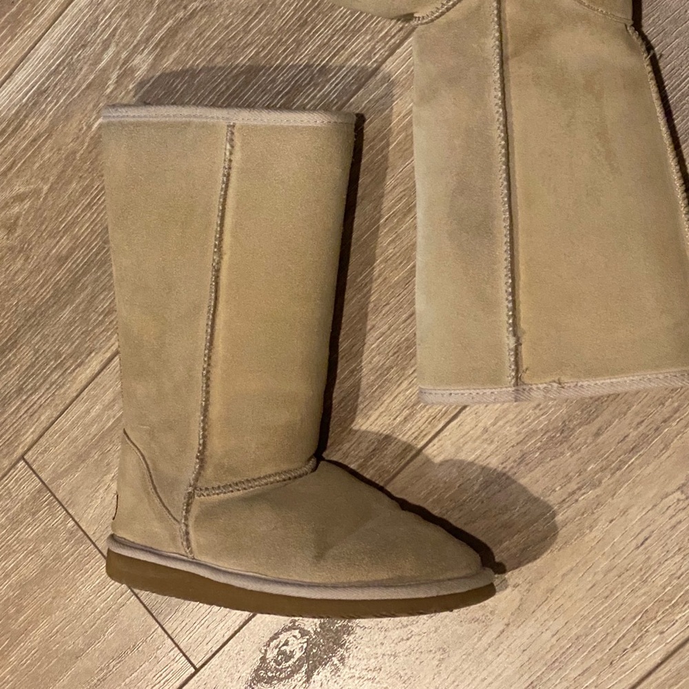 Minnetoka light brown boots - leather